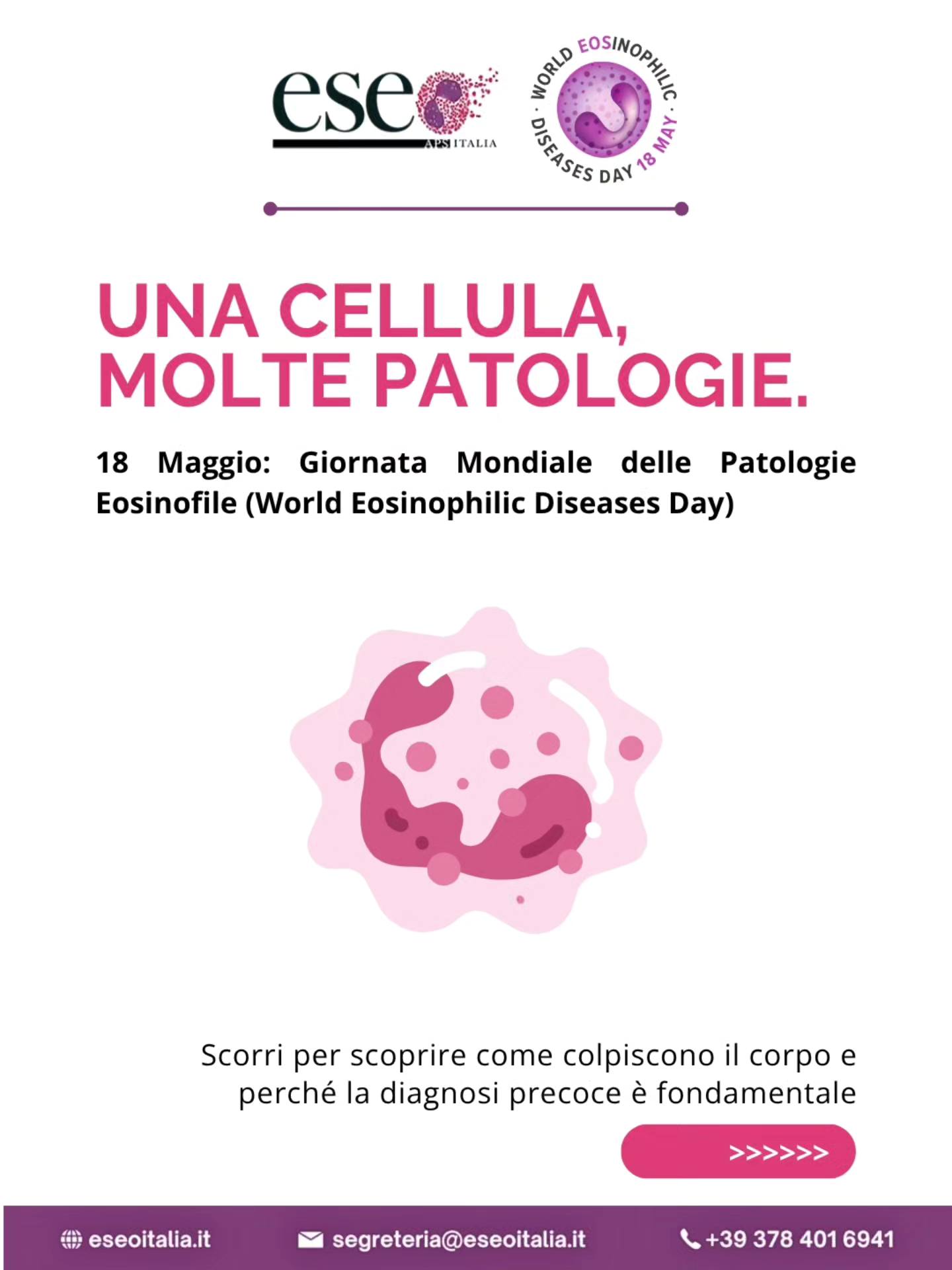 Giornata Mondiale delle Patologie Eosinofile (World Eosinophilic Diseases Day)