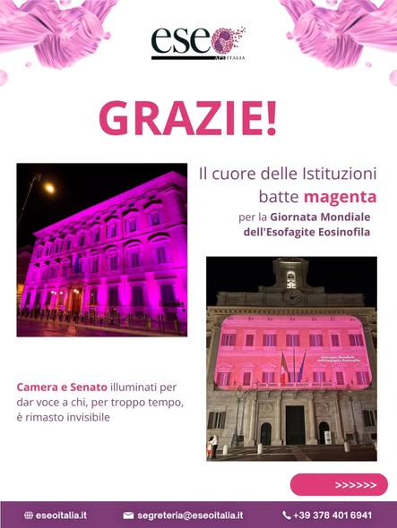 Il cuore delle istituzioni batte magenta