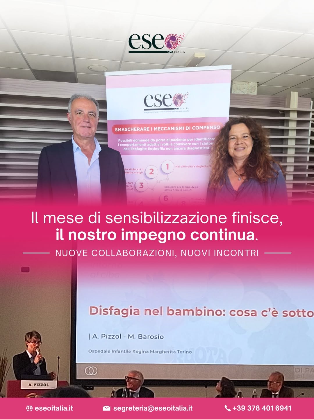 Il mese di sensibilizzazione finisce, il nostro impegno continua
