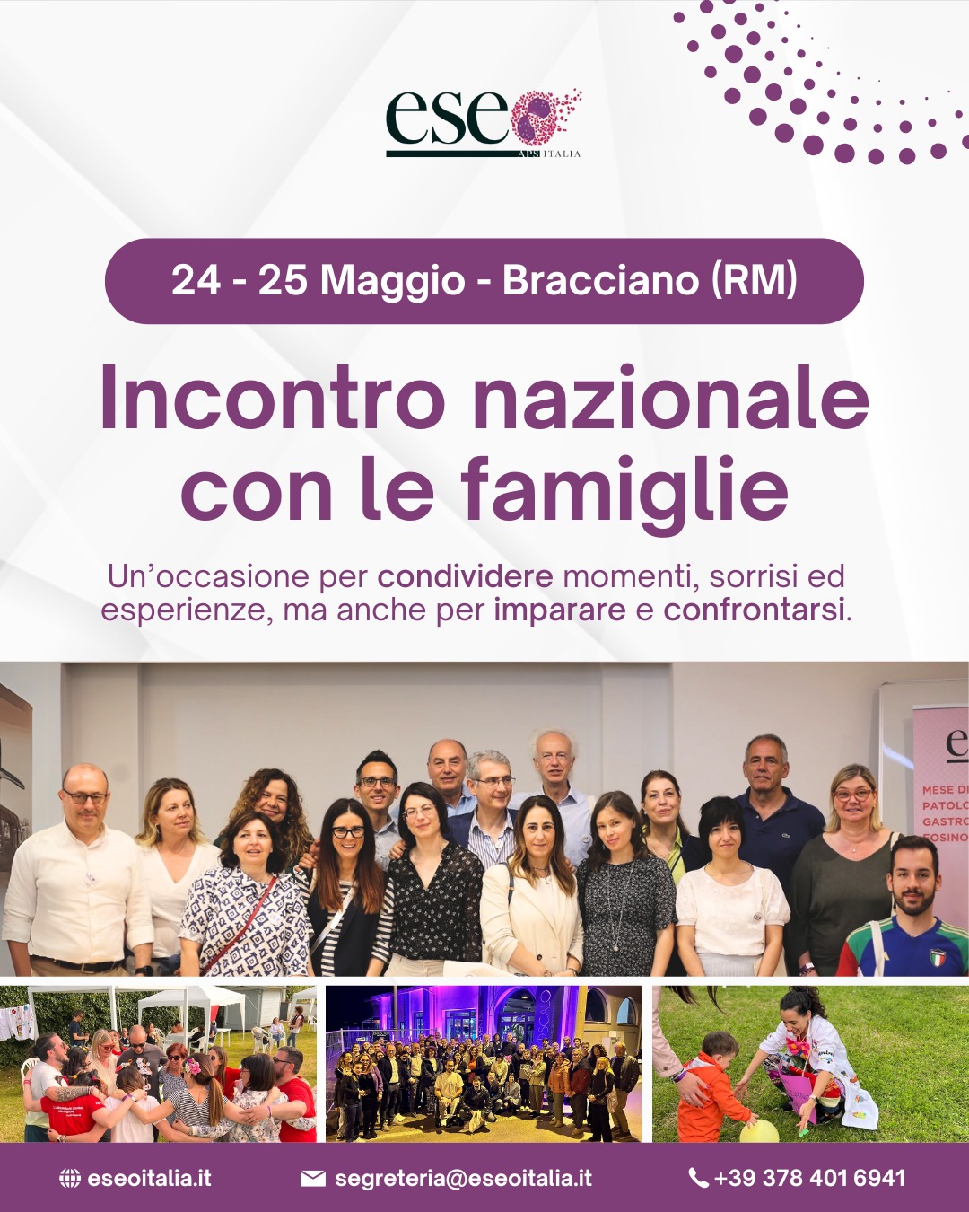 Save the date! Incontro nazionale con le famiglie di ESEO Italia